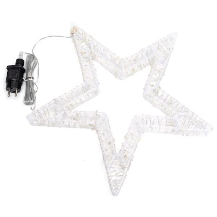 Aigostar - LED buiten kerstdecoratie 540xLED/6W/230V IP44 warm wit 45 cm ster