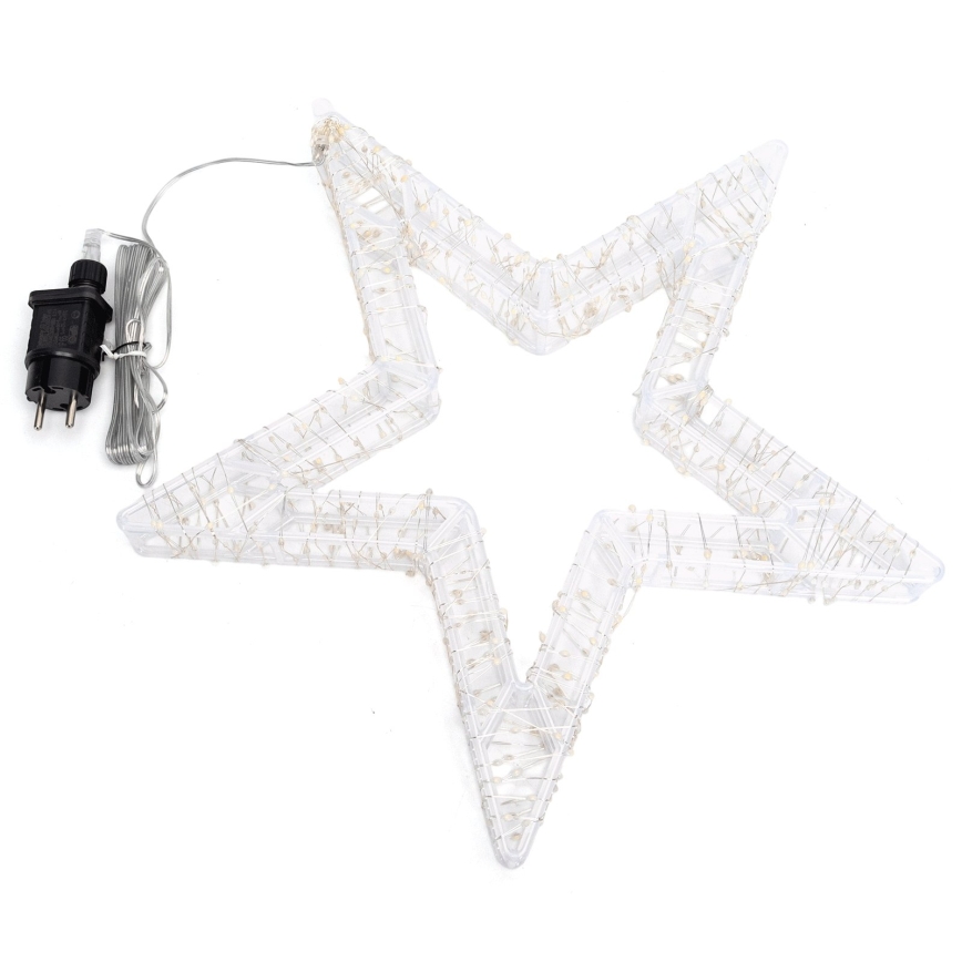 Aigostar - LED buiten kerstdecoratie 540xLED/6W/230V IP44 warm wit 45 cm ster