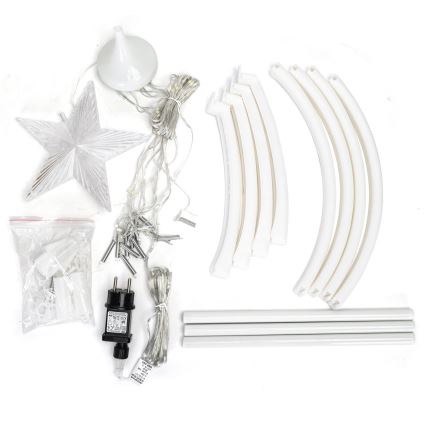 Aigostar - LED buiten kerstdecoratie LED/3,6W/230V 120 cm IP44 koud wit
