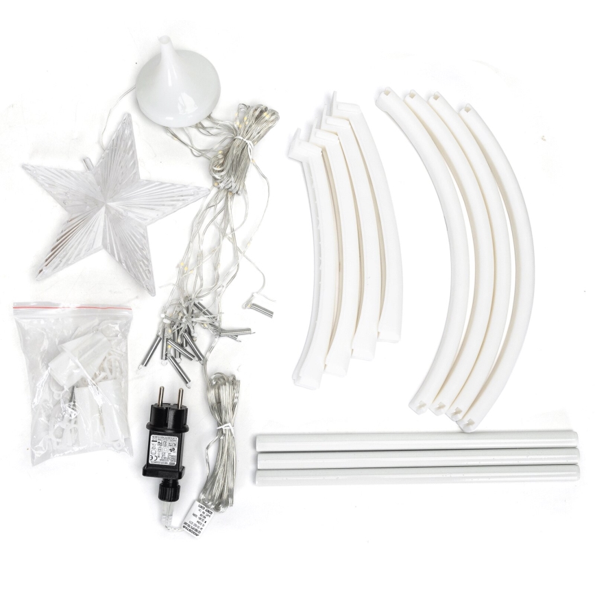 Aigostar - LED buiten kerstdecoratie LED/3,6W/230V 120 cm IP44 koud wit
