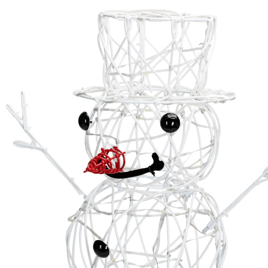 Aigostar - LED buiten kerstdecoratie LED/3,6W/31/230V 2700K 90 cm IP44 sneeuwman