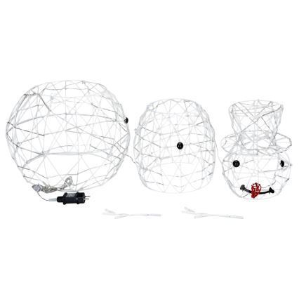 Aigostar - LED buiten kerstdecoratie LED/3,6W/31/230V 2700K 90 cm IP44 sneeuwman