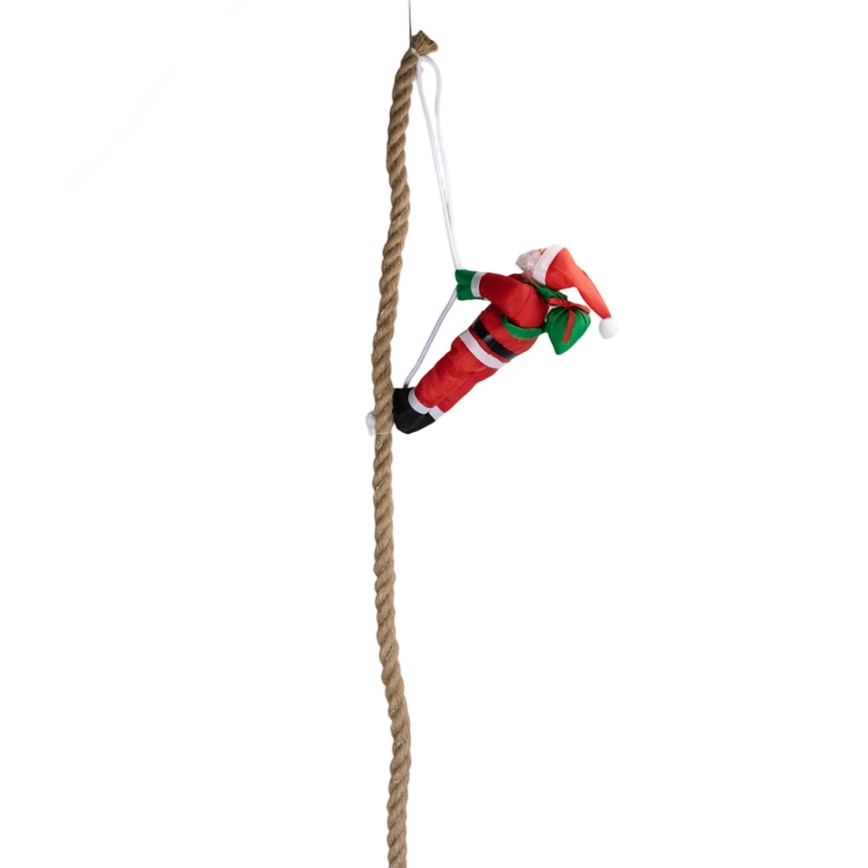 Aigostar - LED buiten kerstdecoratie LED/4xAA IP44 Kerstman met parachute