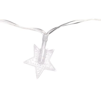 Aigostar - LED buiten kerstverlichting 100xLED/8 functies 3xAA 10 m IP44 koud wit