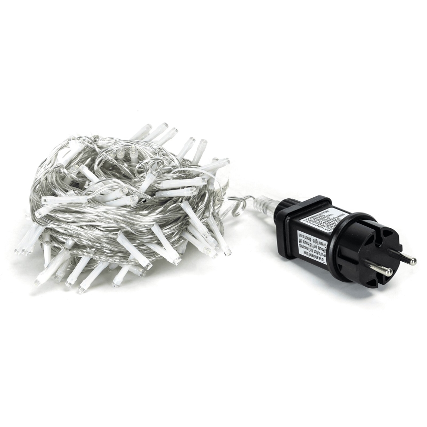 Aigostar - LED buiten kerstlichtsnoer 100xLED/8 functies 13m IP44 koud wit