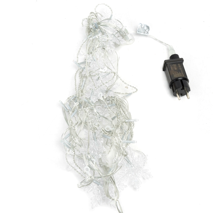 Aigostar - LED-lichtsnoer voor buiten 120xLED/8 functies 3x0,7m IP44 koud wit + afstandsbediening