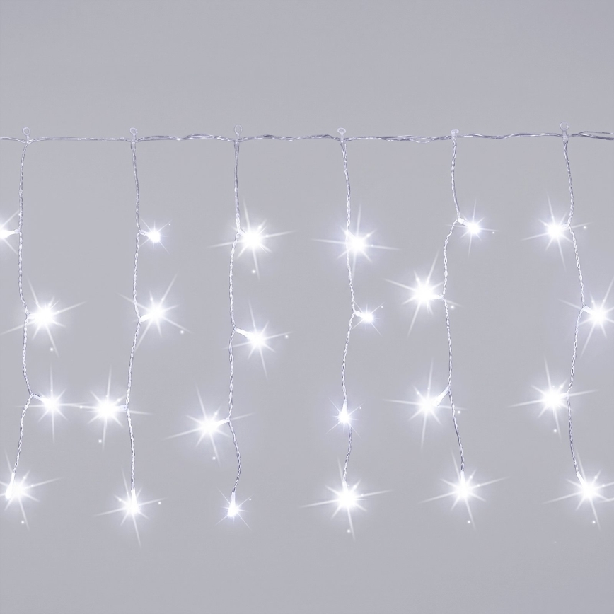 Aigostar - LED buiten kerstlichtsnoer 200xLED 8x0,4m IP44 koud wit