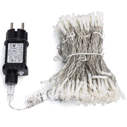 Aigostar - LED buiten kerstlichtsnoer 234xLED/8 functies 1,2x1,8 m IP44 warm wit