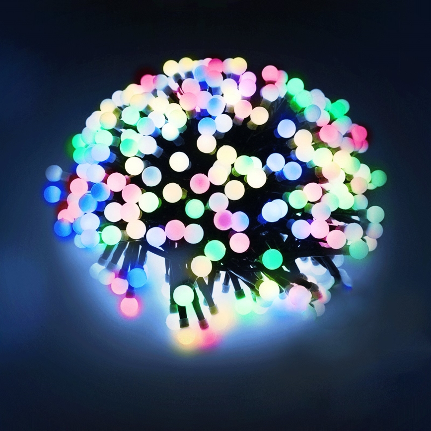 Aigostar - LED buiten kerstlichtsnoer 25xLED/8 functies 3xAA 2,8m IP44 meerkleurig