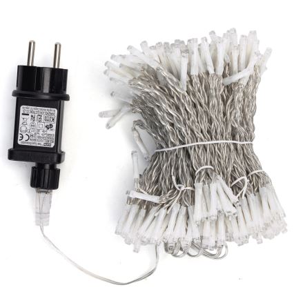 Aigostar - LED buiten kerstlichtsnoer 288xLED/8 functies 1,5x1,8m IP44 koud wit