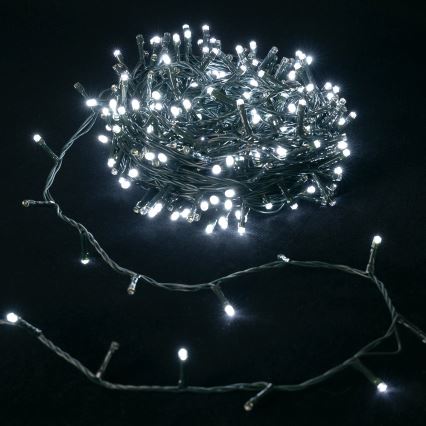 Aigostar - LED buiten kerstsnoer 300xLED/8 functies 30m IP44 koud wit