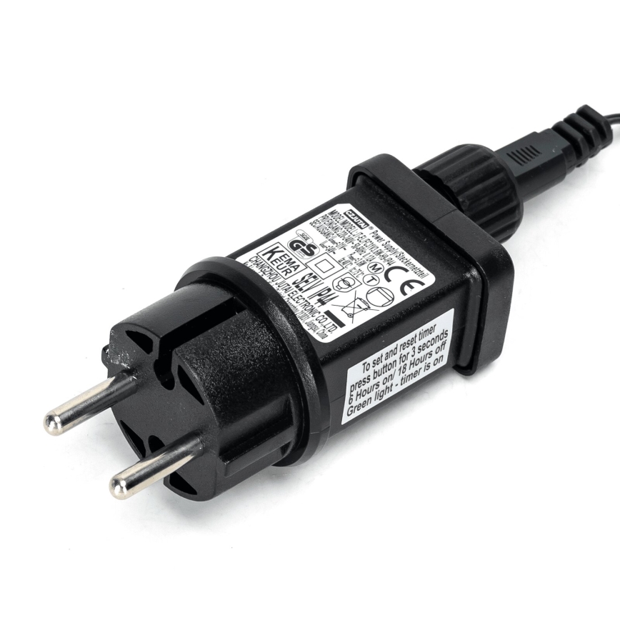 Aigostar - LED buiten kerstlichtsnoer, 400 LED / 8 functies, 23 m, IP44, warm wit