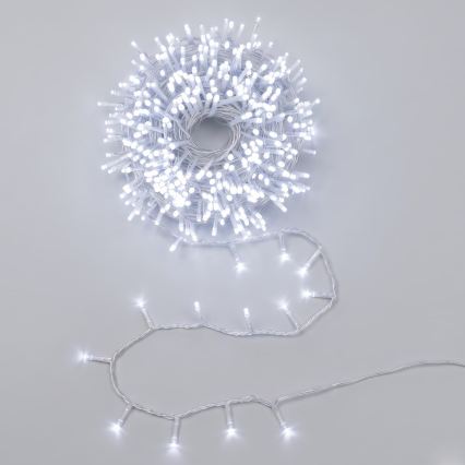 Aigostar - LED buiten kerstlichtsnoer 400xLED/8 functies 23m IP44 koud wit