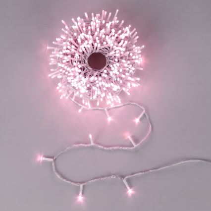 Aigostar - LED buiten kerstlichtsnoer 400xLED/8 functies 43m IP44 roze
