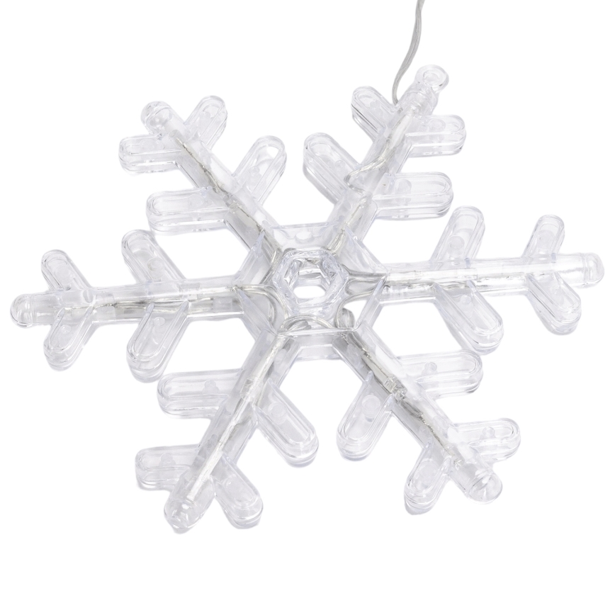 Aigostar - LED buiten kerstverlichting 84xLED/8 functies 1,2x1m IP44 warm wit sneeuwvlokken
