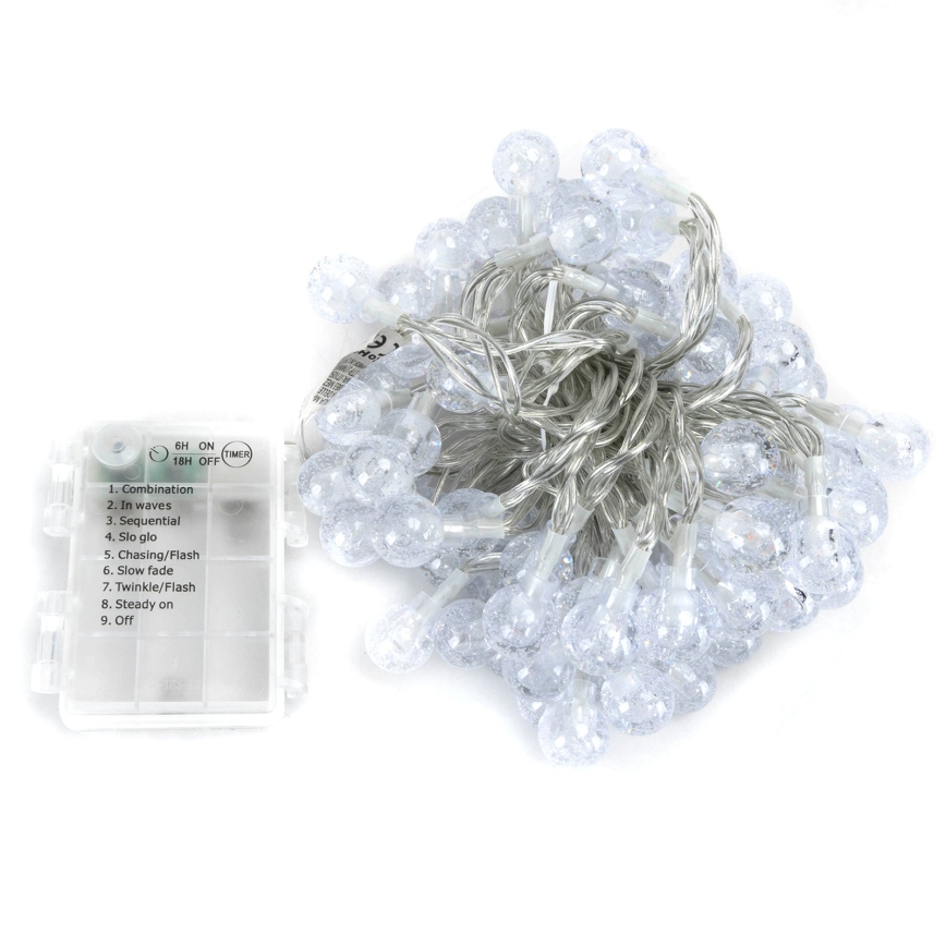Aigostar - LED kerstverlichting voor buiten 100xLED/8 functies 3xAA 10,3m IP44 multicolor