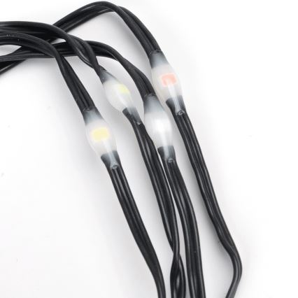 Aigostar - LED buiten kerstverlichting 100xLED/8 functies 3xAA 10,3m IP44 meerkleurig