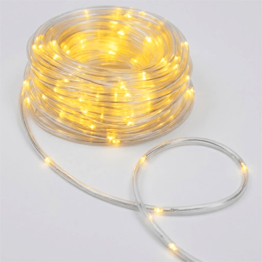 Aigostar - LED kerstverlichting voor buiten 100xLED/8 functies 3xAA 10,3m IP44 warm wit
