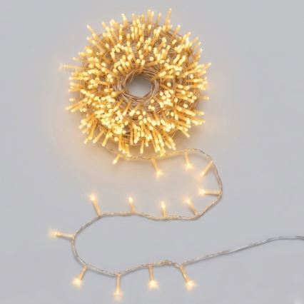 Aigostar - LED buiten kerstsnoer 100xLED/8 functies 5,3m IP44 warm wit
