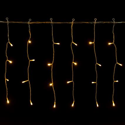 Aigostar - LED buiten kerstsnoer 100xLED/8 functies 5x0,4m IP44 warm wit