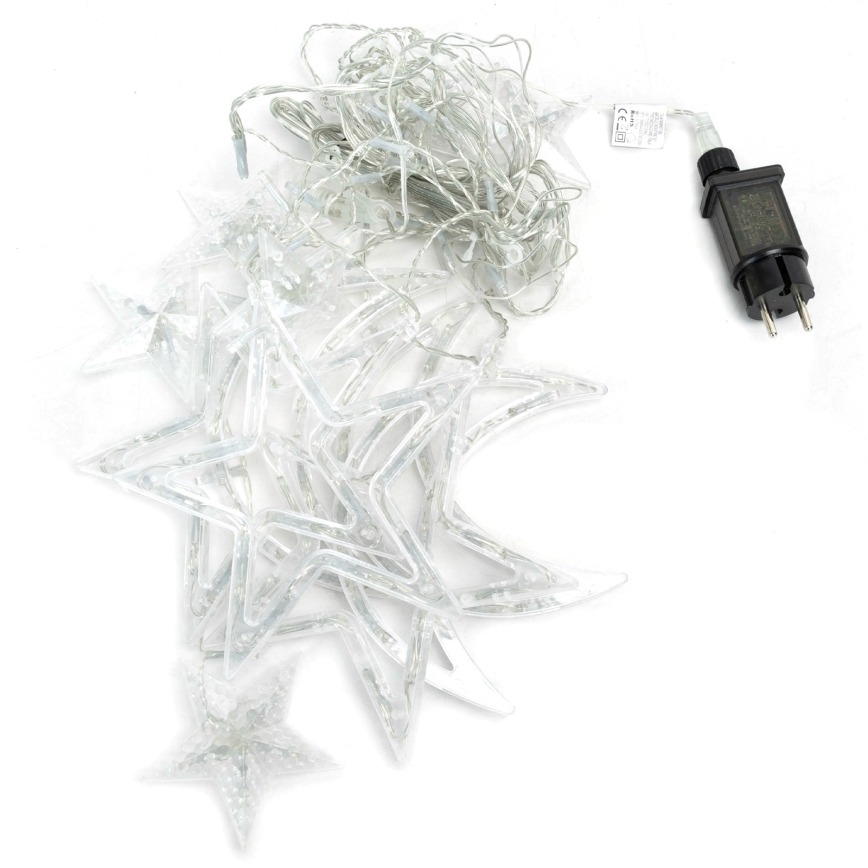 Aigostar - LED-lichtsnoer voor buiten 120xLED/6W/230V/8 functies 3x0,6m IP44 koud wit + afstandsbediening