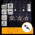 Aigostar - LED buiten kerstsnoer 120xLED/8 functies 3x0,6 m IP44 warm wit + afstandsbediening