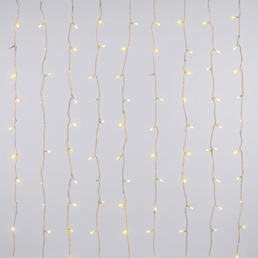 Aigostar - LED buiten kerstsnoer 180xLED/8 functies 3,9x1,8m IP44 warm wit