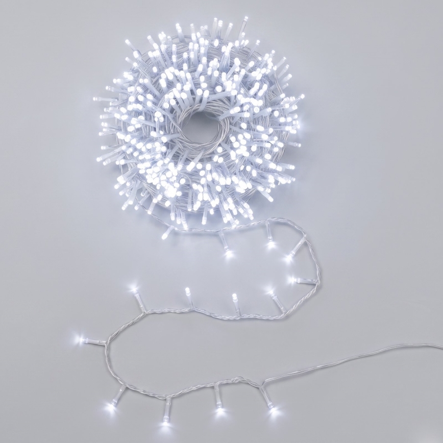 Aigostar - LED buiten kerstsnoer 2000xLED/8 functies 103m IP44 koud wit