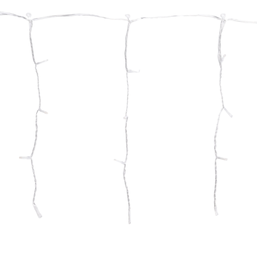 Aigostar - LED buiten kerstverlichting 200×LED / 8 functies, 10×0,4 m, IP44, warm wit