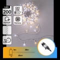 Aigostar - LED buiten kerstsnoer 200xLED/8 functies 23m IP44 warm wit/koud wit