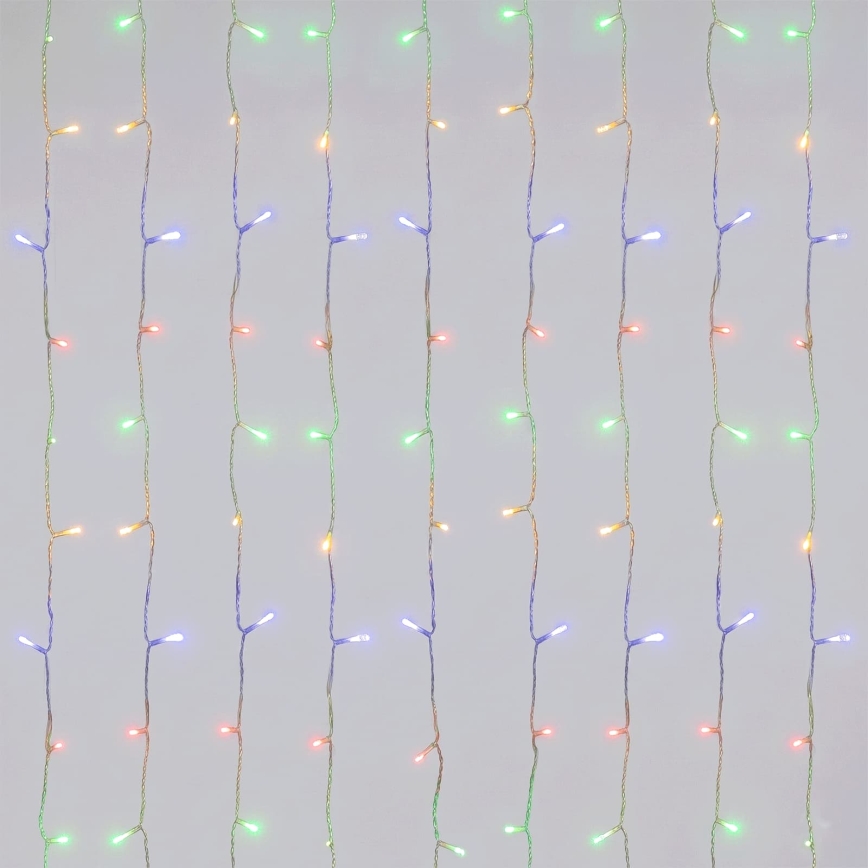 Aigostar - LED Buiten kerstsnoer 372xLED/8 functies 6x1,2m IP44 multikleurig