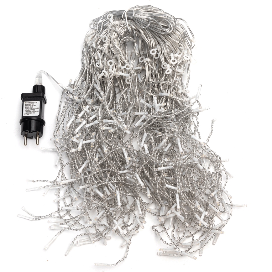 Aigostar - LED kerstlichtsnoer voor buiten 400xLED/8 functies 20x0,4m IP44 warm wit