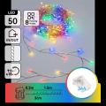 Aigostar - LED buiten kerstsnoer 50xLED/8 functies 3xAA 1,8m IP44 meerkleurig