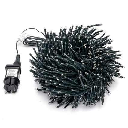 Aigostar - LED buiten kerstsnoer 600xLED/8 functies 18m IP44 warm wit