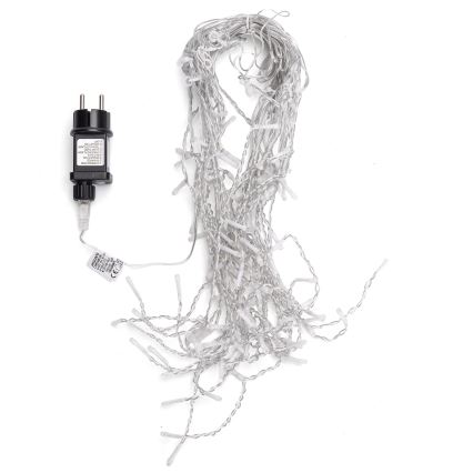 Aigostar - LED buiten kerstverlichting 100 LED / 8 functies 5 x 0,4 m IP44 warm wit