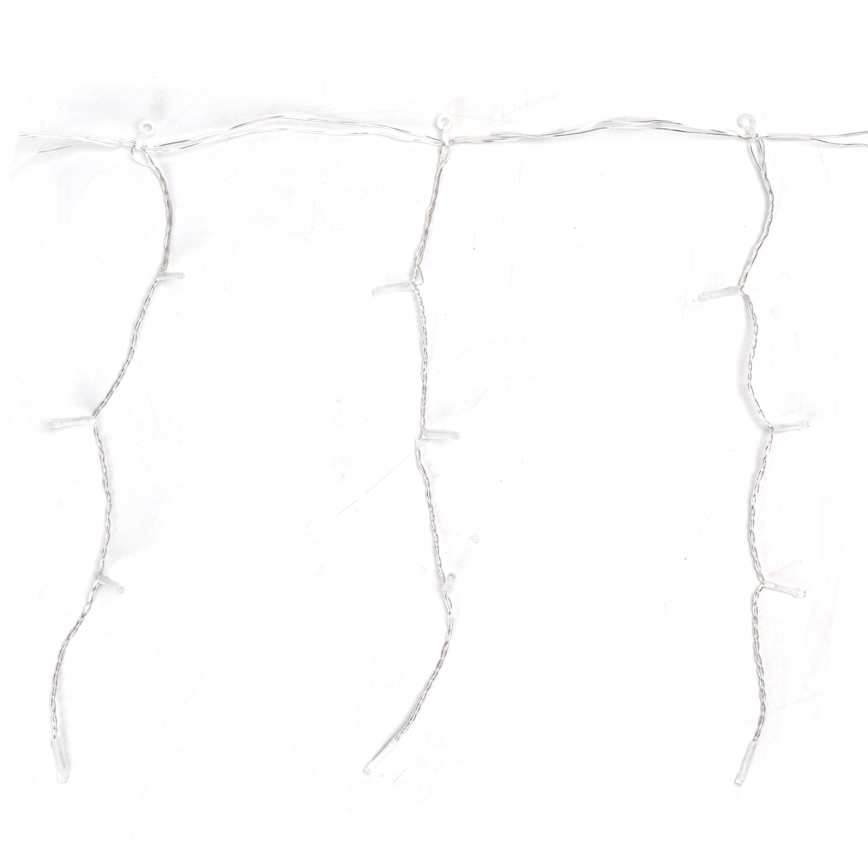 Aigostar - LED buiten kerstverlichting 100xLED/8 functies 5x0,4m IP44 koud wit