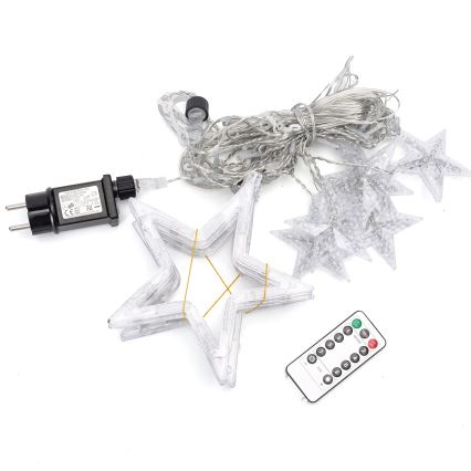 Aigostar - LED buitenlichtsnoer 120xLED/8 functies 3x0,6 m IP44 warm wit + afstandsbediening