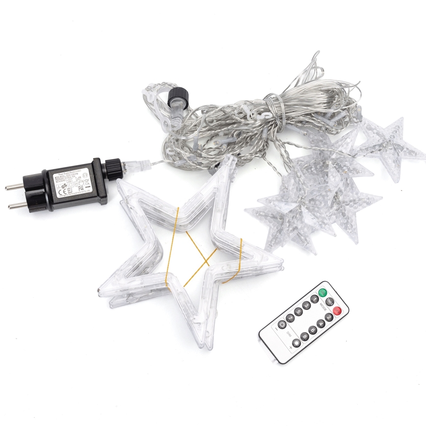 Aigostar - LED buitenlichtsnoer 120xLED/8 functies 3x0,6 m IP44 warm wit + afstandsbediening