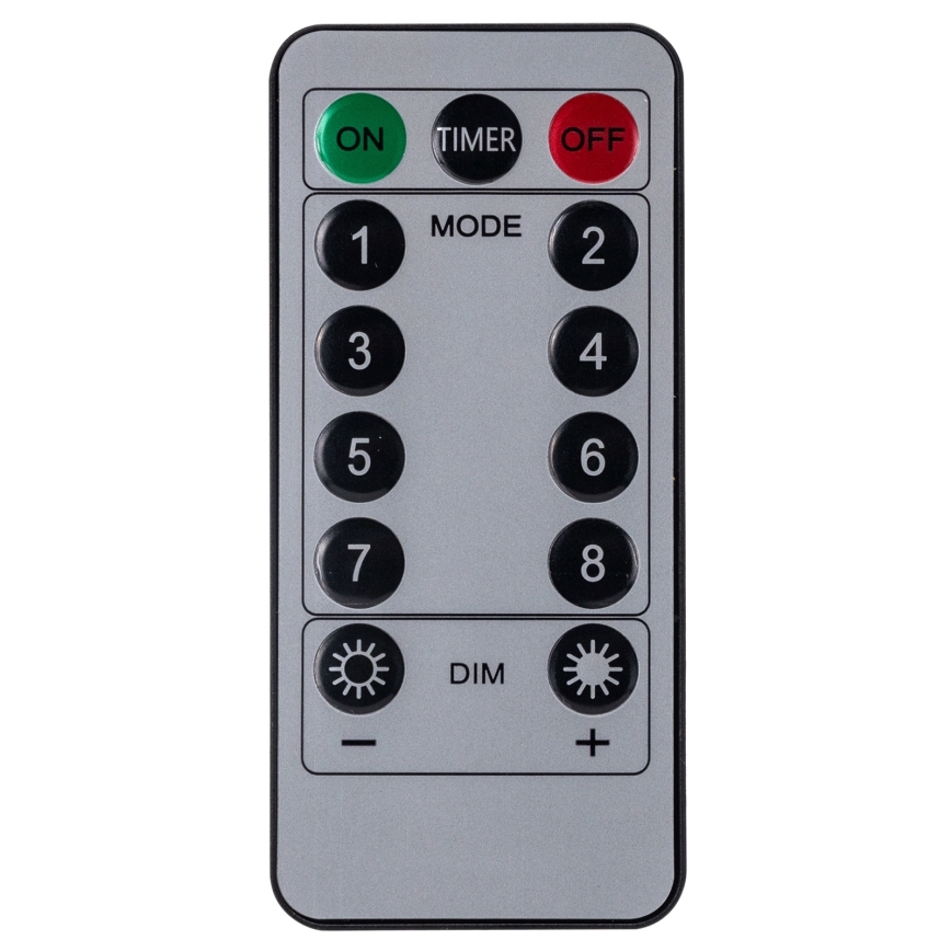 Aigostar - LED buitenlichtsnoer 120xLED/8 functies 3x0,6 m IP44 warm wit + afstandsbediening