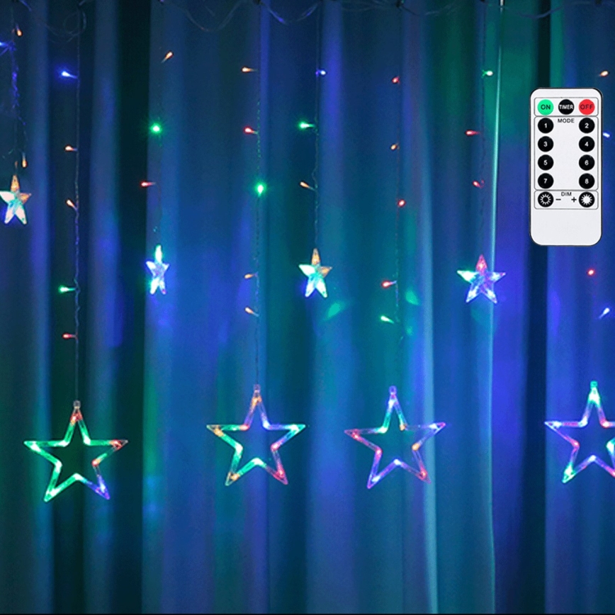 Aigostar - LED buiten kerstketting 120xLED/8 functies 6x0,6m IP44 multicolor + afstandsbediening