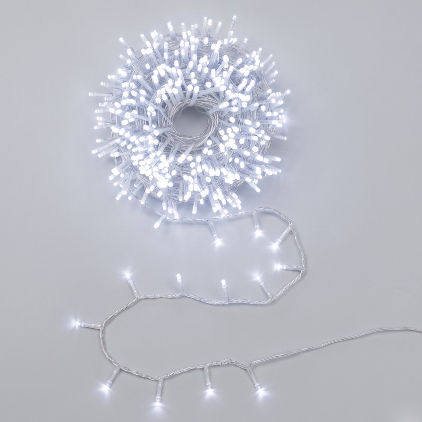 Aigostar - LED buiten kerstverlichting 1500xLED/8 functies 78m IP44 koud wit