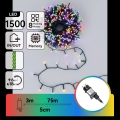 Aigostar - LED buiten kerstverlichting 1500xLED/8 functies 78m IP44 multicolor