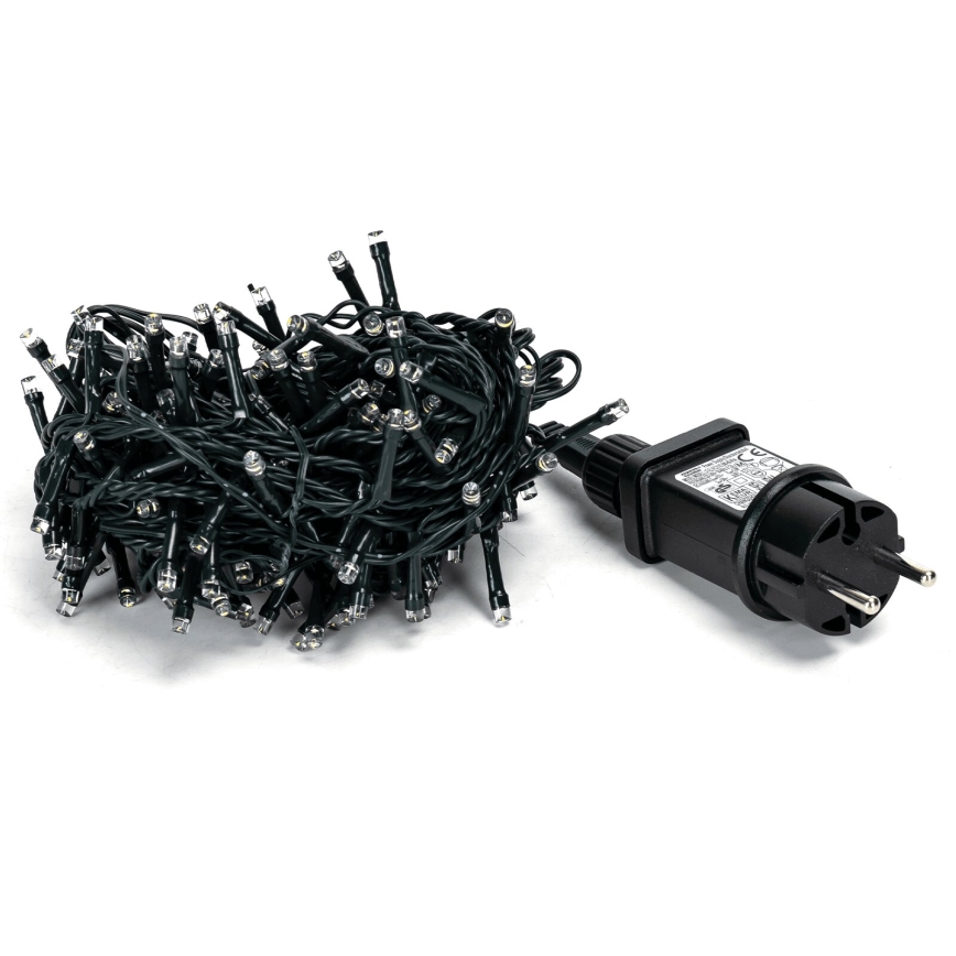 Aigostar - LED buiten kerstverlichting, 200 LED, 8 functies, 13 m, IP44, warm wit