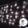 Aigostar - LED Buiten Kerstverlichting 200xLED/8 functies 13x0,4m IP44 koud wit