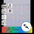 Aigostar - LED buiten kerstverlichting 200xLED/8 functies 13x0,4m IP44 meerkleurig