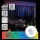 Aigostar - LED buiten kerstverlichting 200xLED/8 functies 3xAA 13x0,6 m IP44 meerkleurig