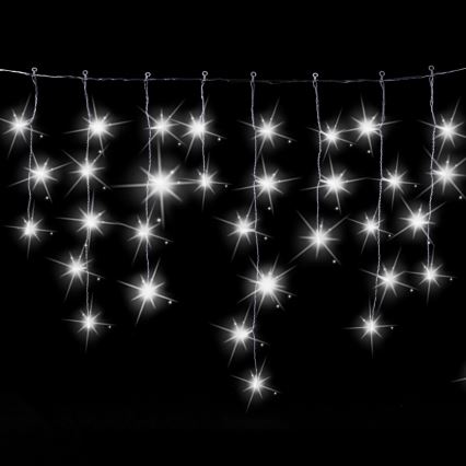 Aigostar - LED buiten kerstverlichting 200xLED 8x0,6m IP44 koud wit
