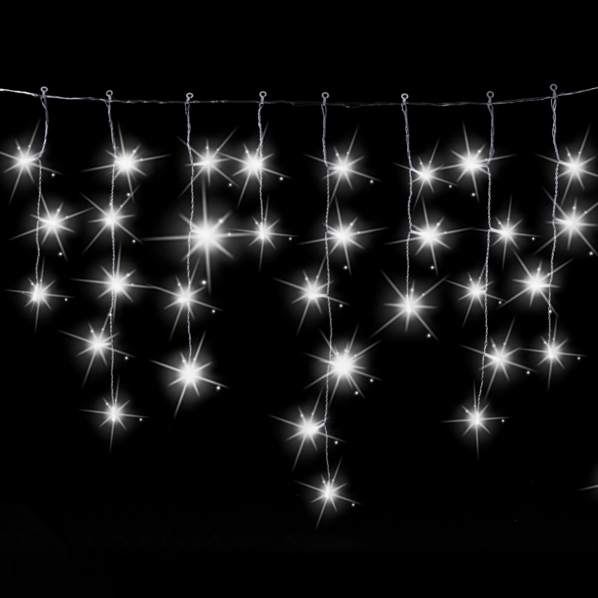 Aigostar - LED buiten kerstverlichting 200xLED 8x0,6m IP44 koud wit