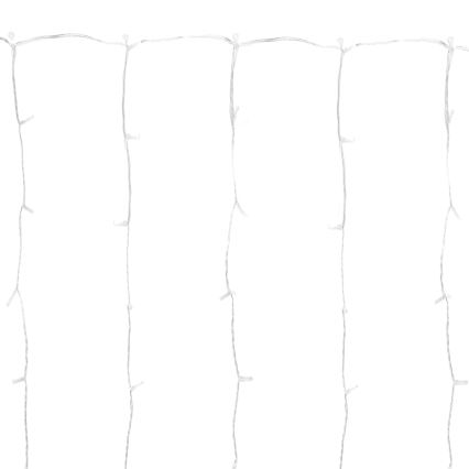 Aigostar - LED-kerstsnoer voor buiten 234xLED/8 functies 1,2x1,8 m IP44 koud wit