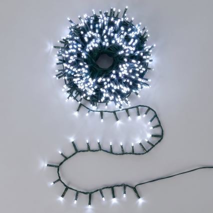 Aigostar - LED buiten kerstverlichting 2500xLED/8 functies 53m IP44 koel wit
